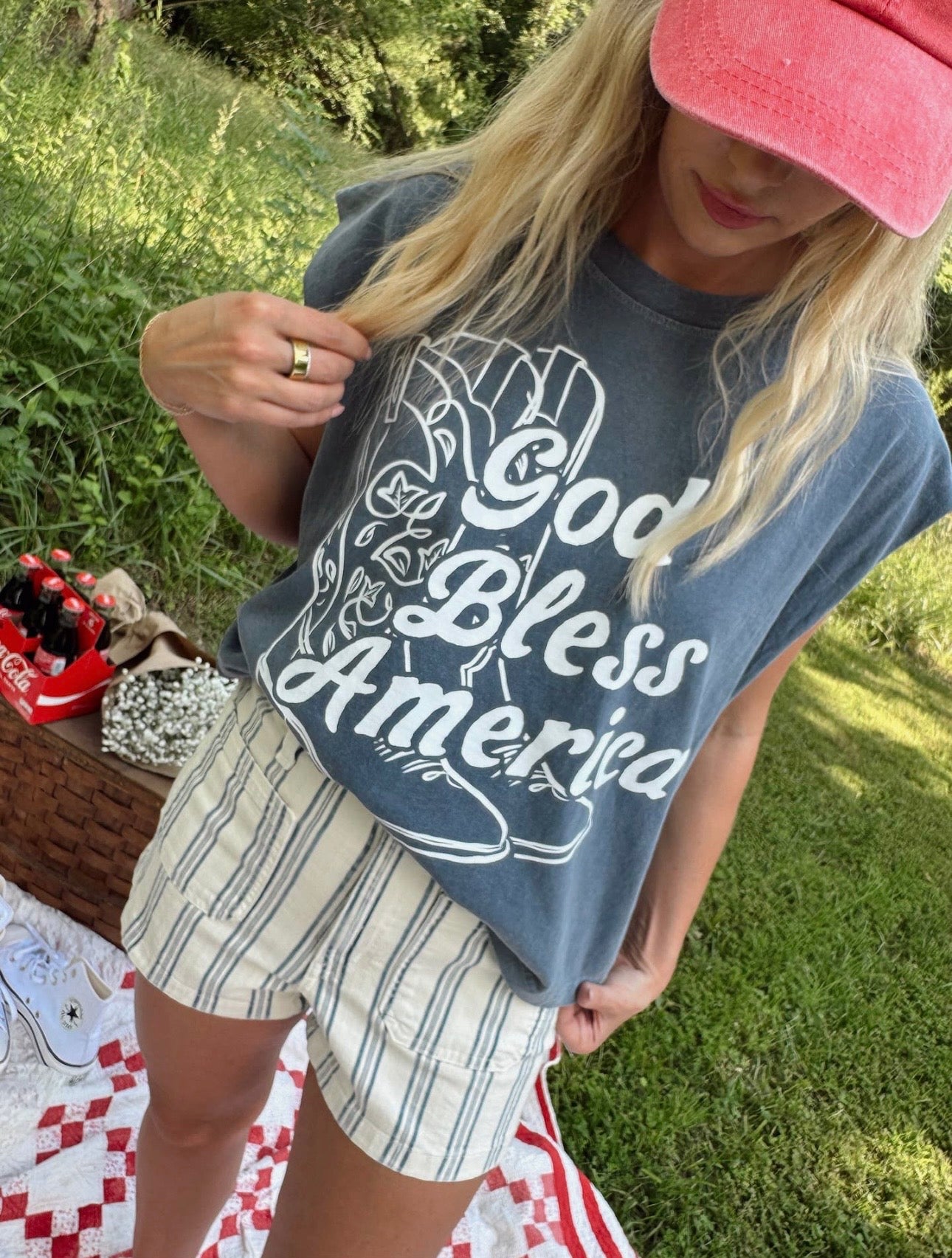 PREORDER God Bless America Muscle Tee