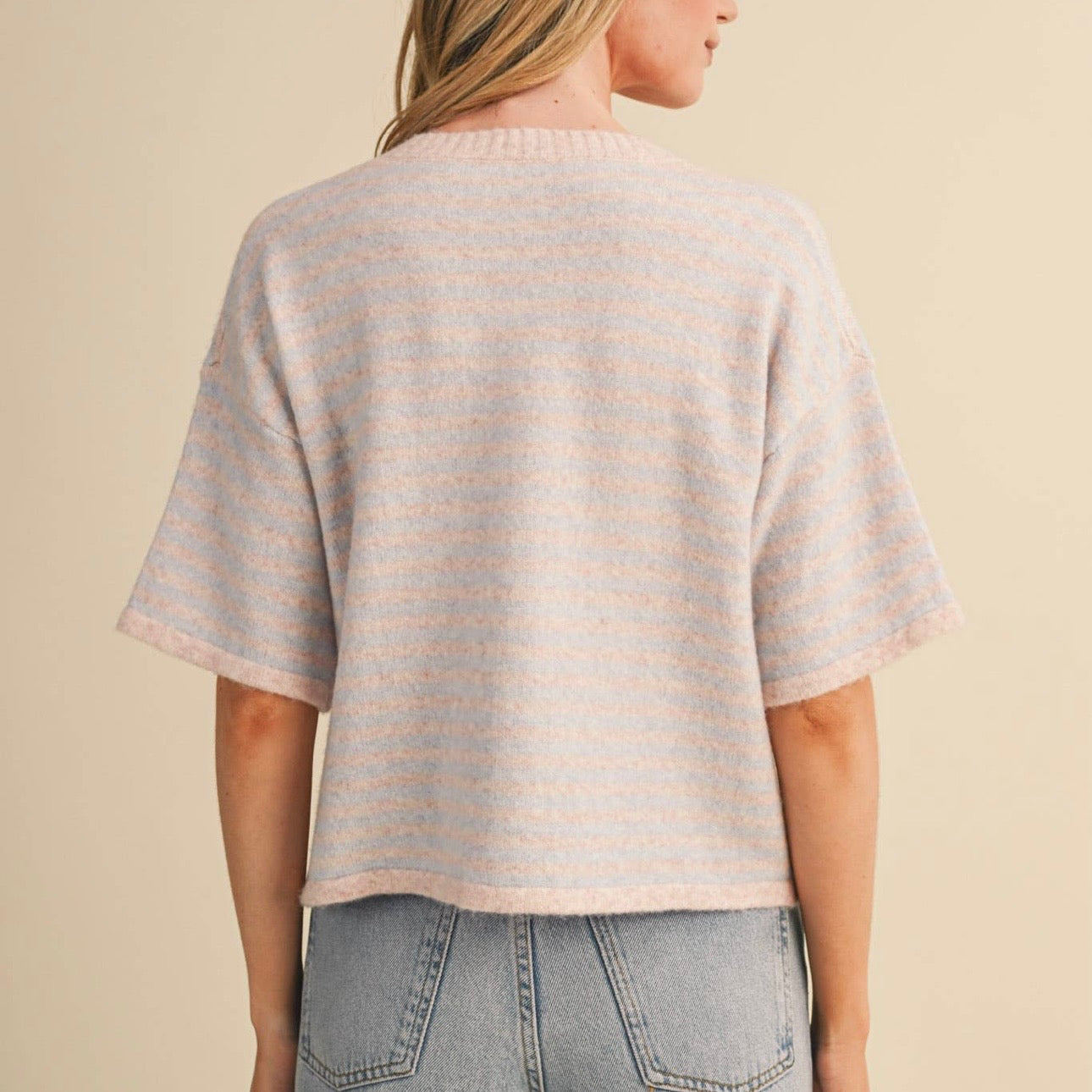 PREORDER Stripe Sweater Cardi