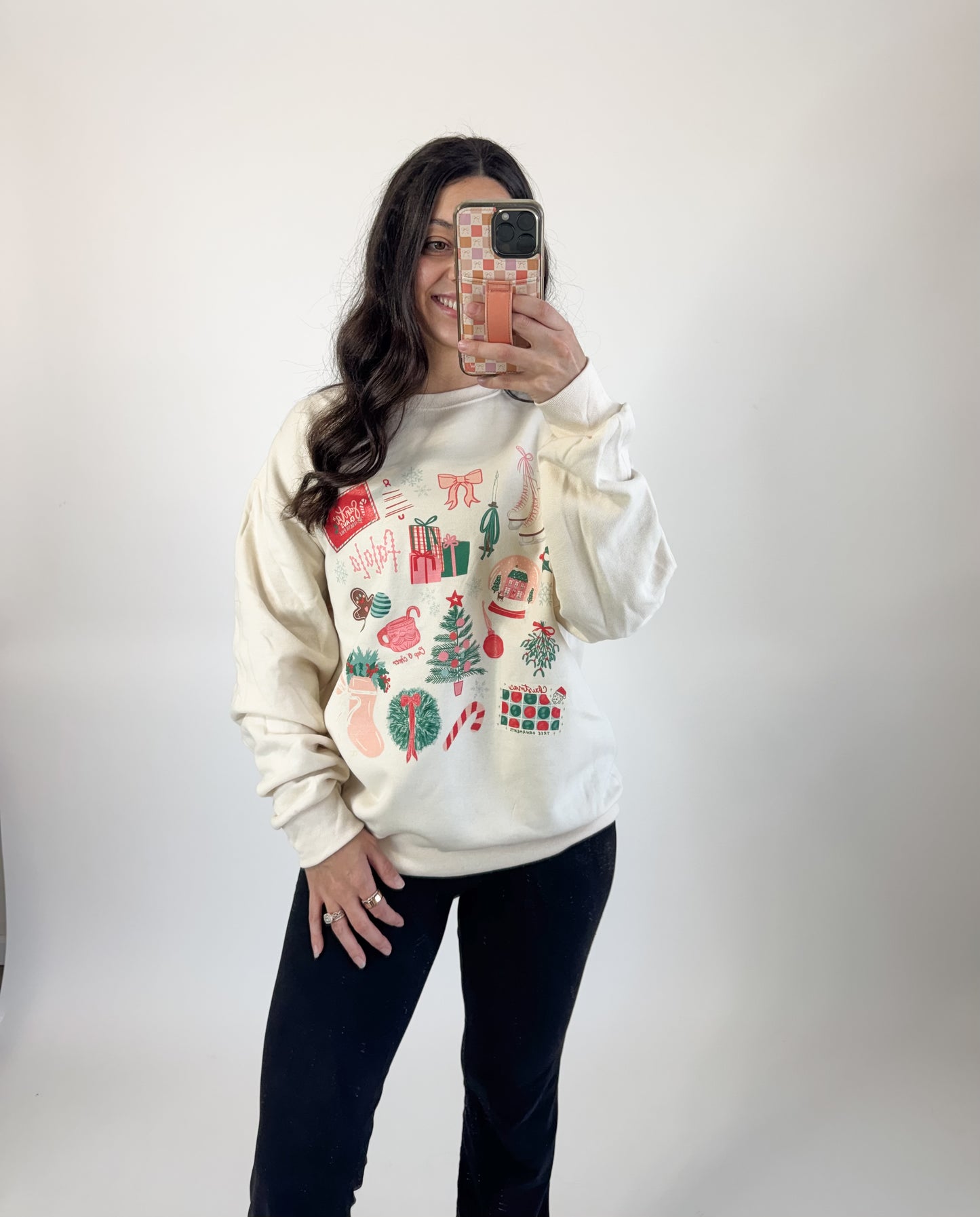 Christmas Collage Graphic Sweatshirt