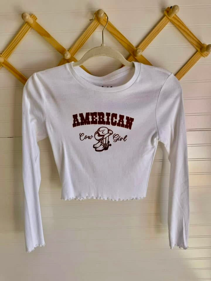 american cowgirl long sleeve