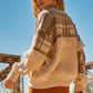 cozy campfire fringe sweater