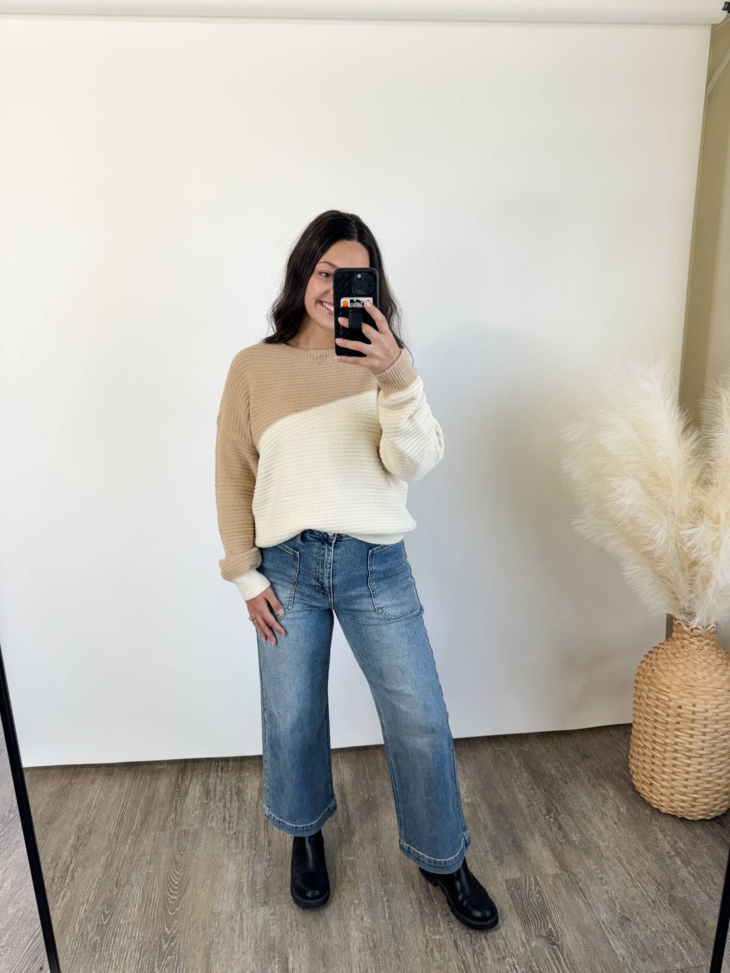 wide leg jeans