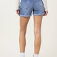 Denim Shorts with Pin Tuck Detail