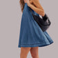 PREORDER Light Blue Denim Dress