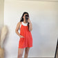 pocket cami dress — orange