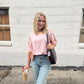Striped Relax Knit Tee