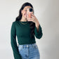 Ribbed Knit Bell Top
