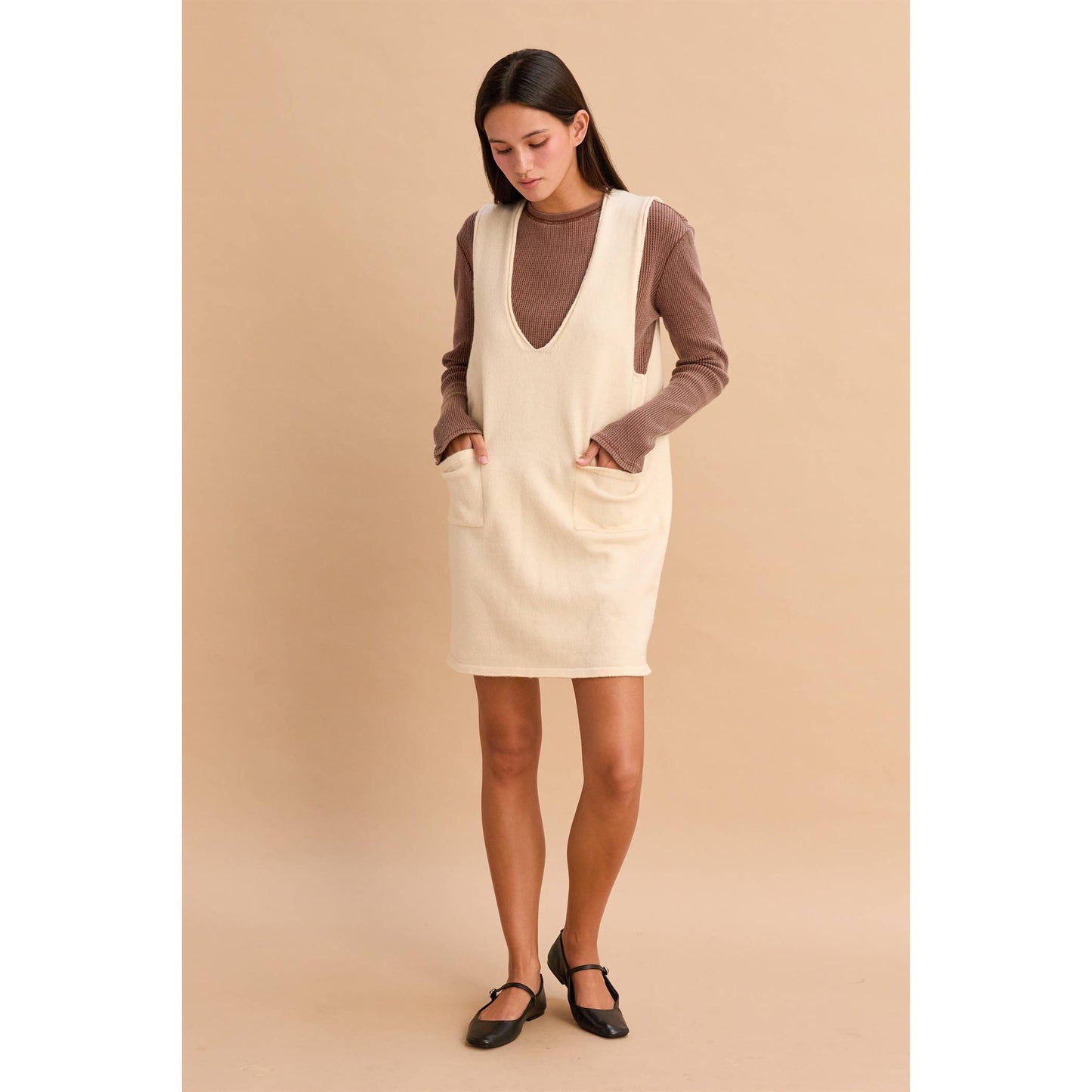 Sleeveless Knit Mini Dress