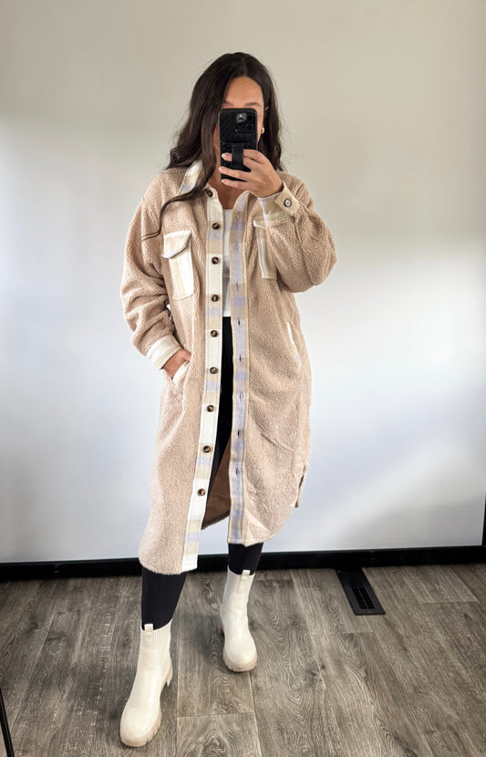 winter wonderland teddy coat