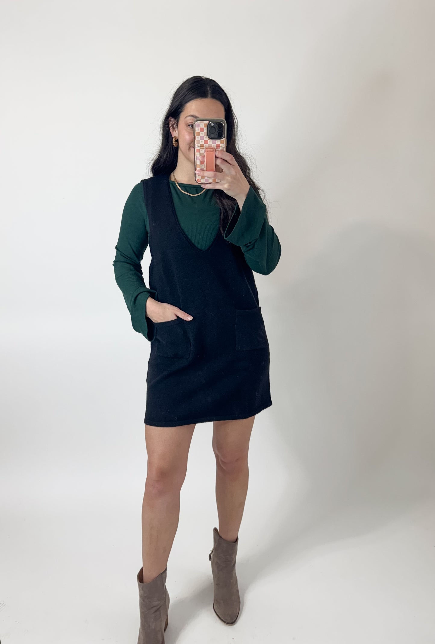 Sleeveless Knit Mini Dress