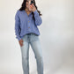 Periwinkle Waffle Shacket