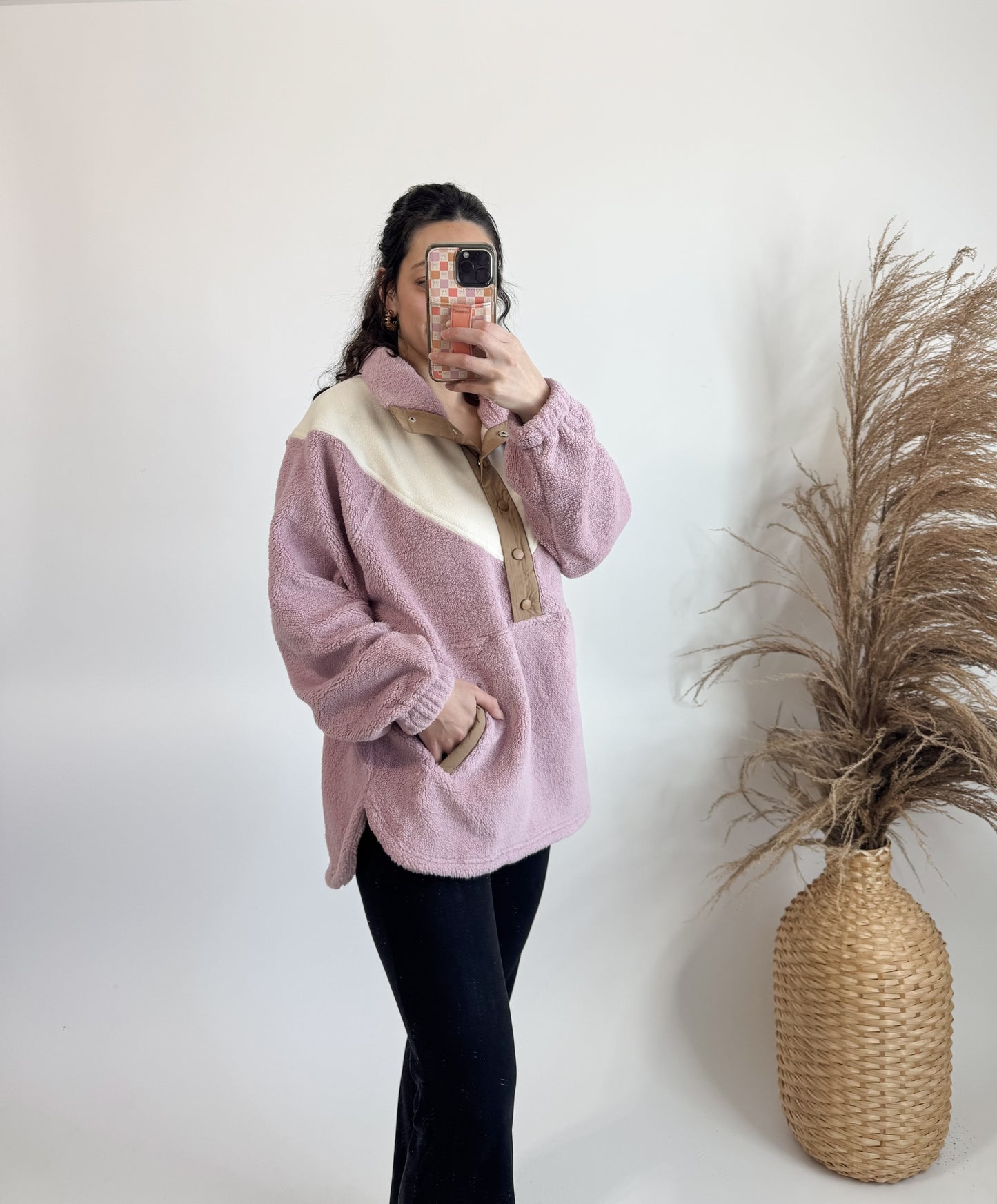 Cozy Oversized Fleece Pullover