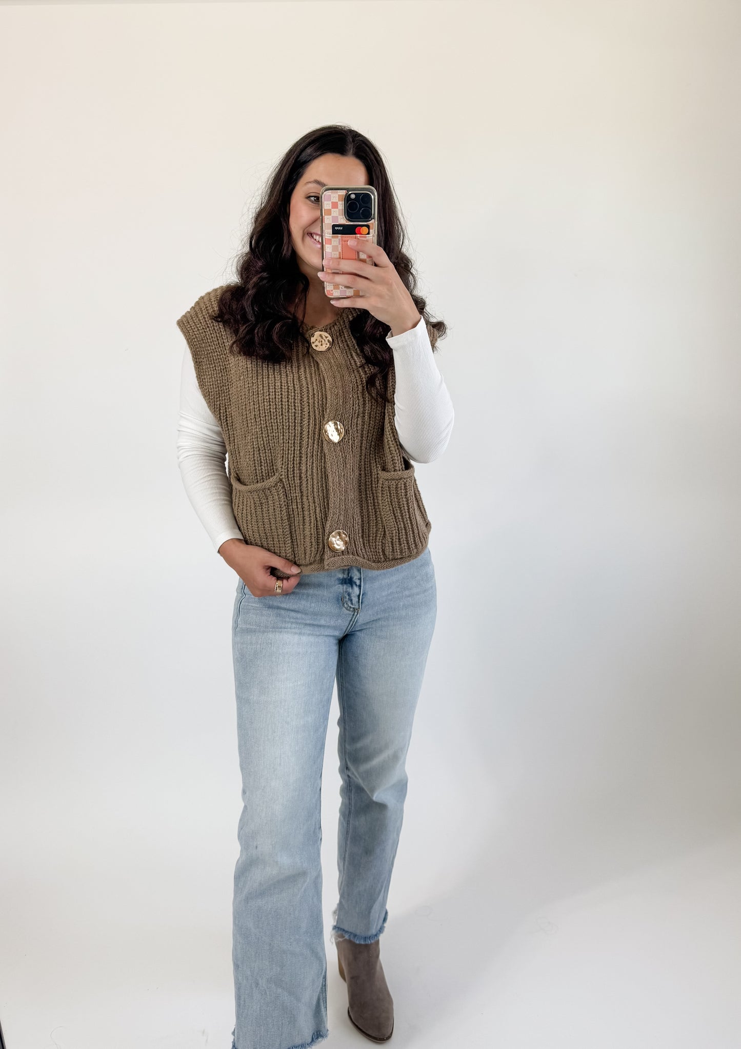 Coffee Run Knit Sweater Top