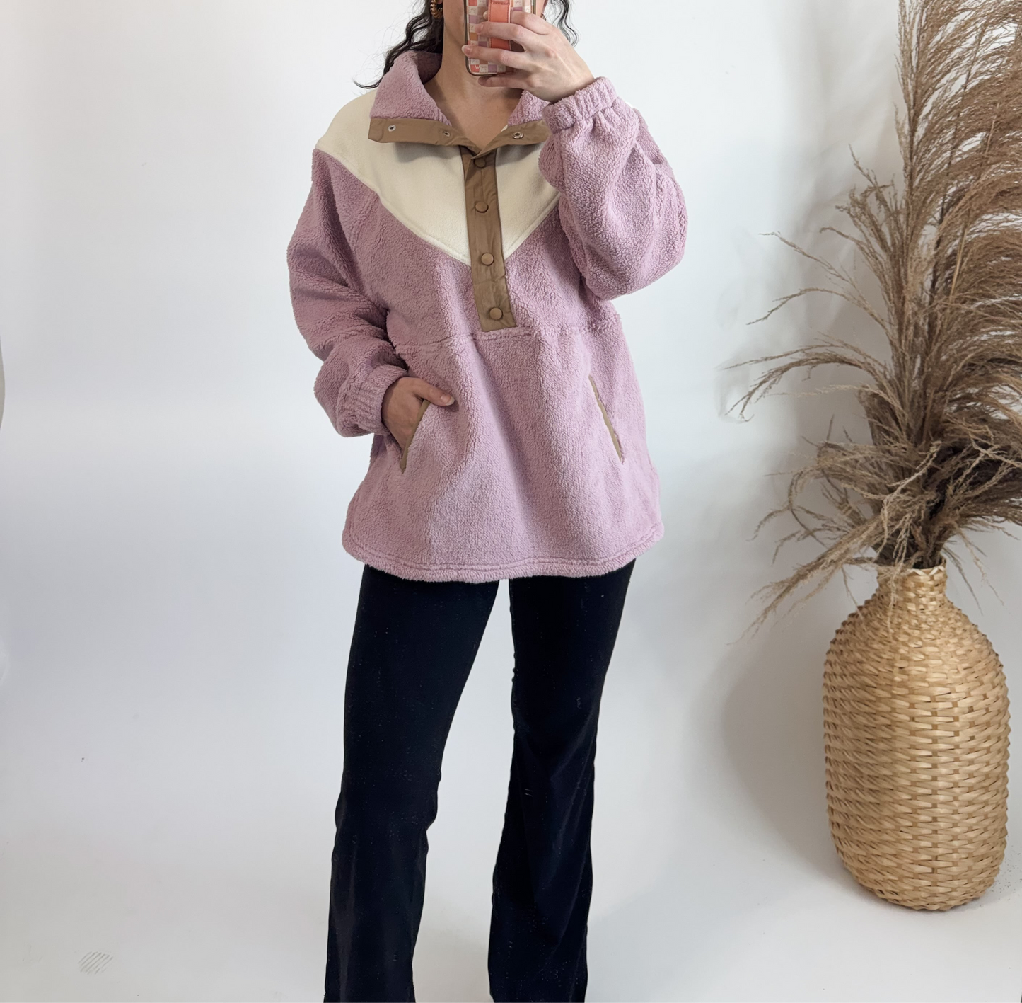 Cozy Oversized Fleece Pullover