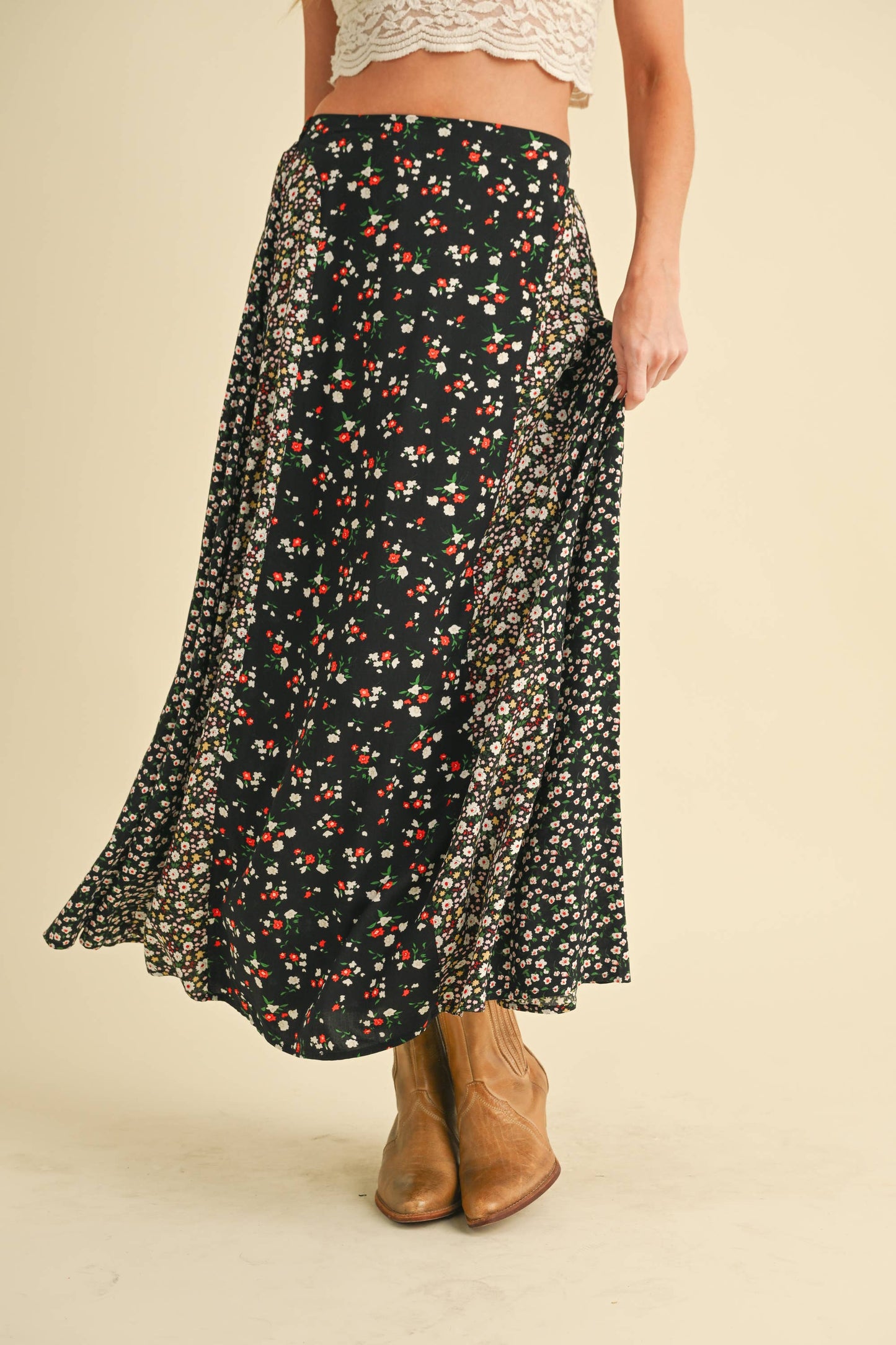 Floral Maxi Skirt