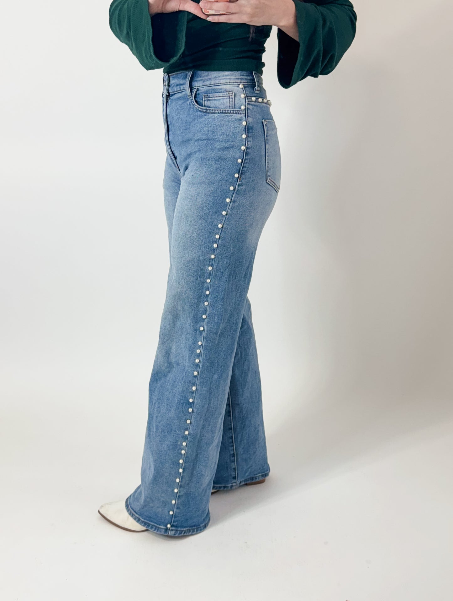 Pearl Wide Leg Jeans