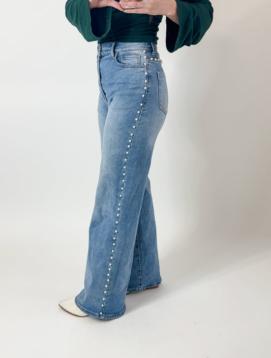 Pearl Wide Leg Jeans
