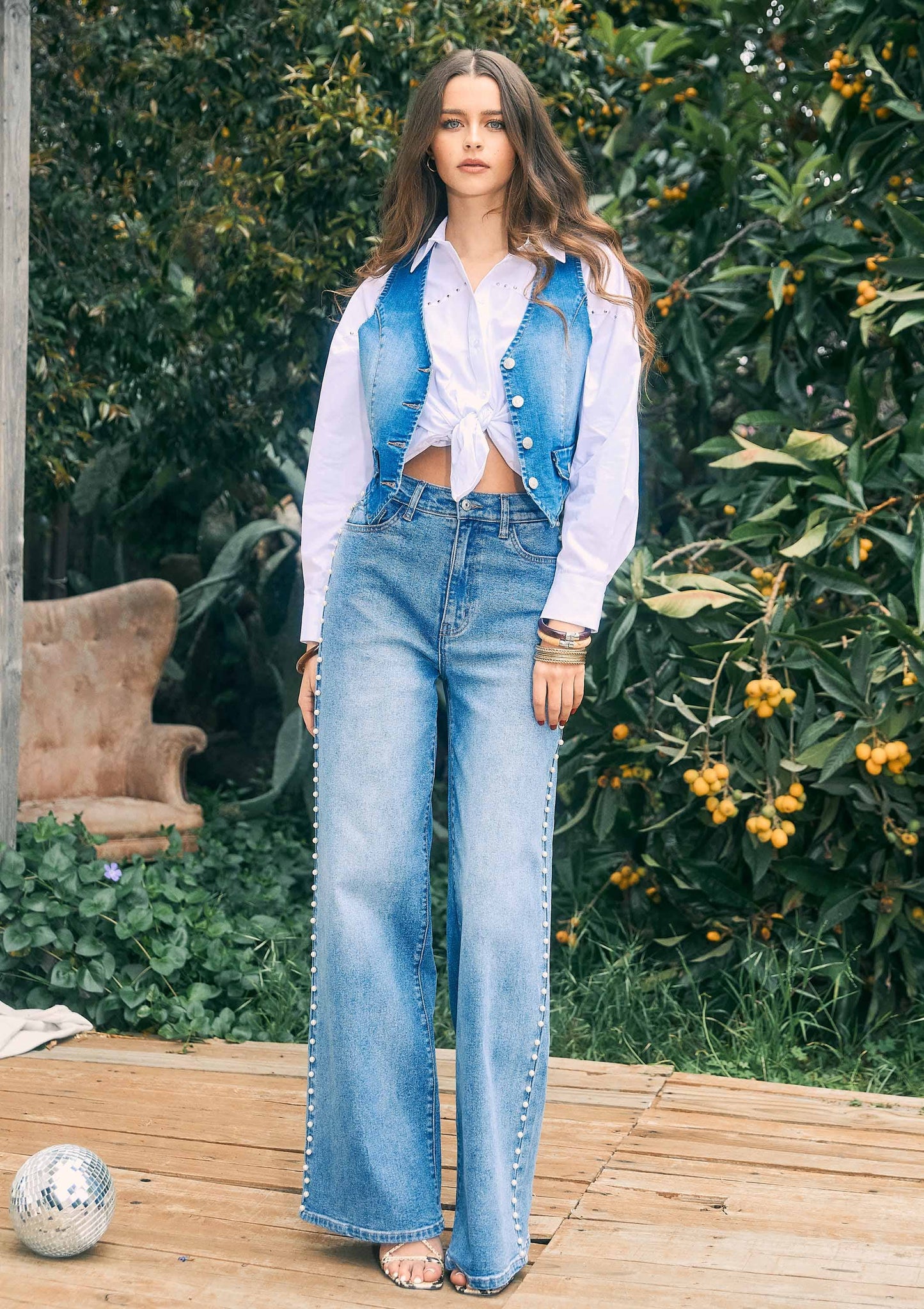 Pearl Wide Leg Jeans