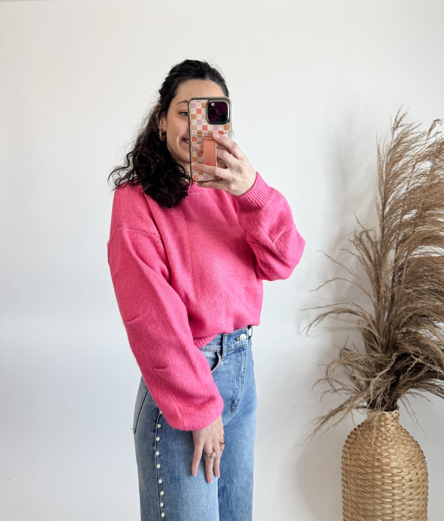 Candy Pink Sweater