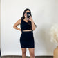 girls night black dress