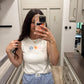 Sea Life Embroidered Tank