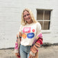 Oversized Colorblock Cardi