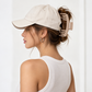 Silicone Hair Claw - Ball Cap Friendly: Black