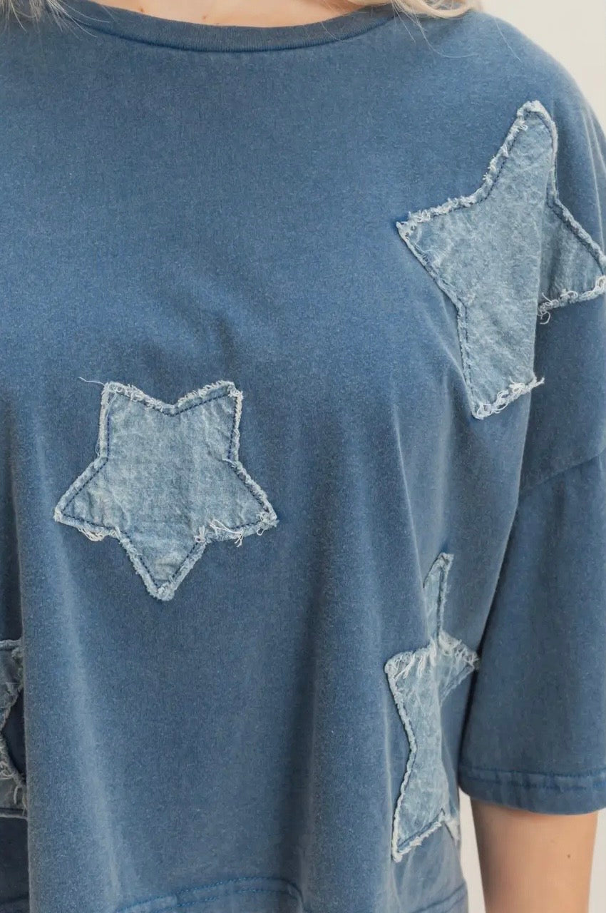 Vintage Star Patch Top