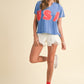 usa patch knit top