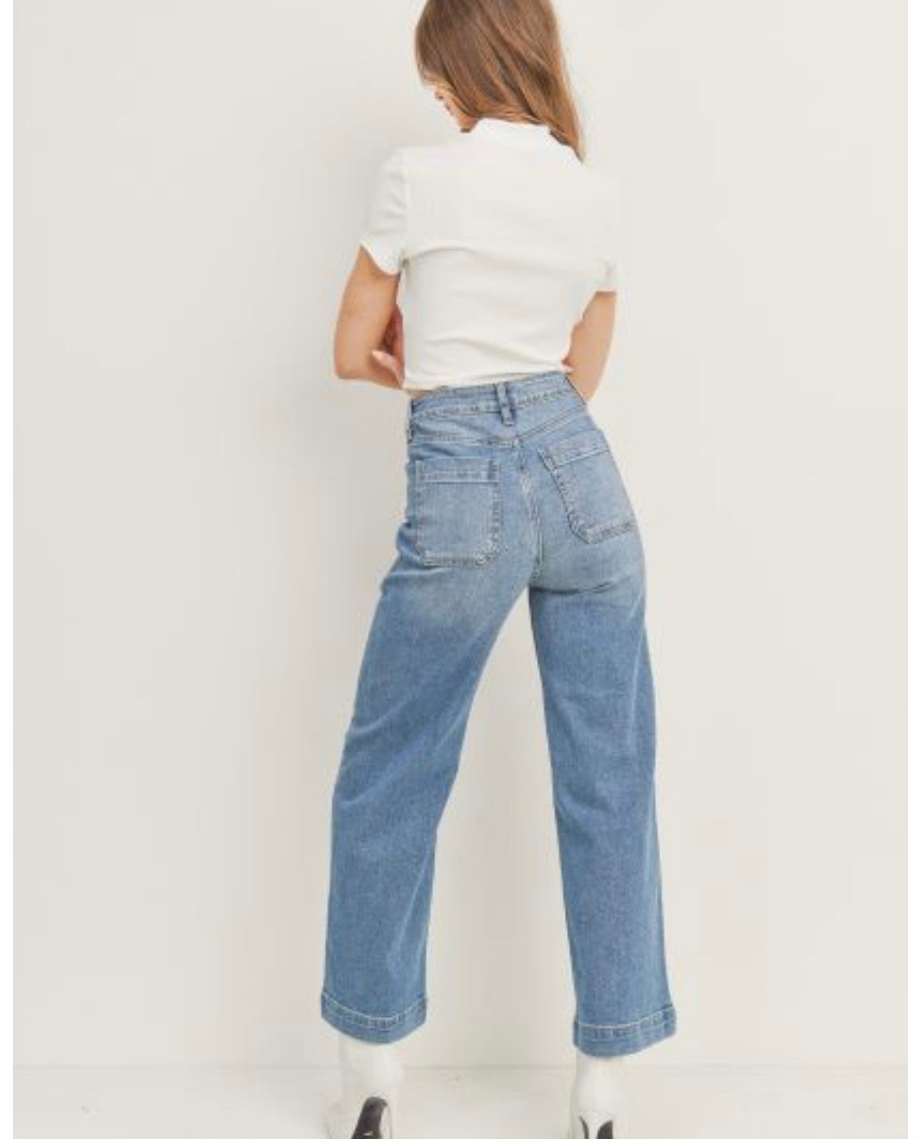 wide leg jeans