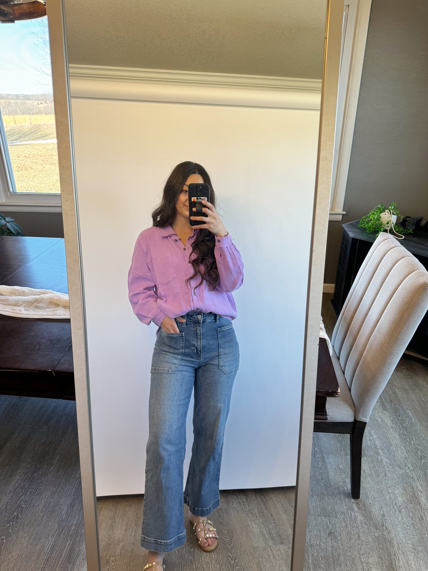 wide leg jeans