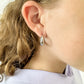 14K Silver Hoop Earrings