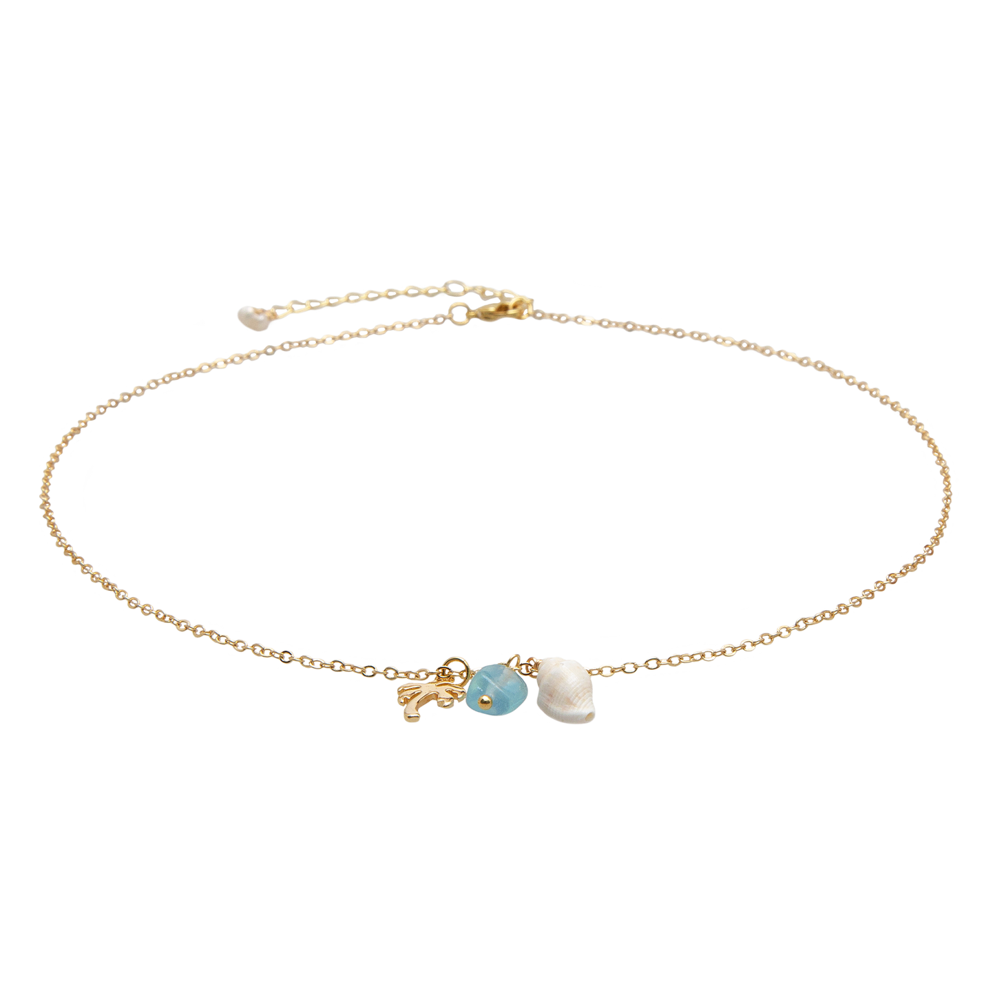 Palm Tree Gold Necklace