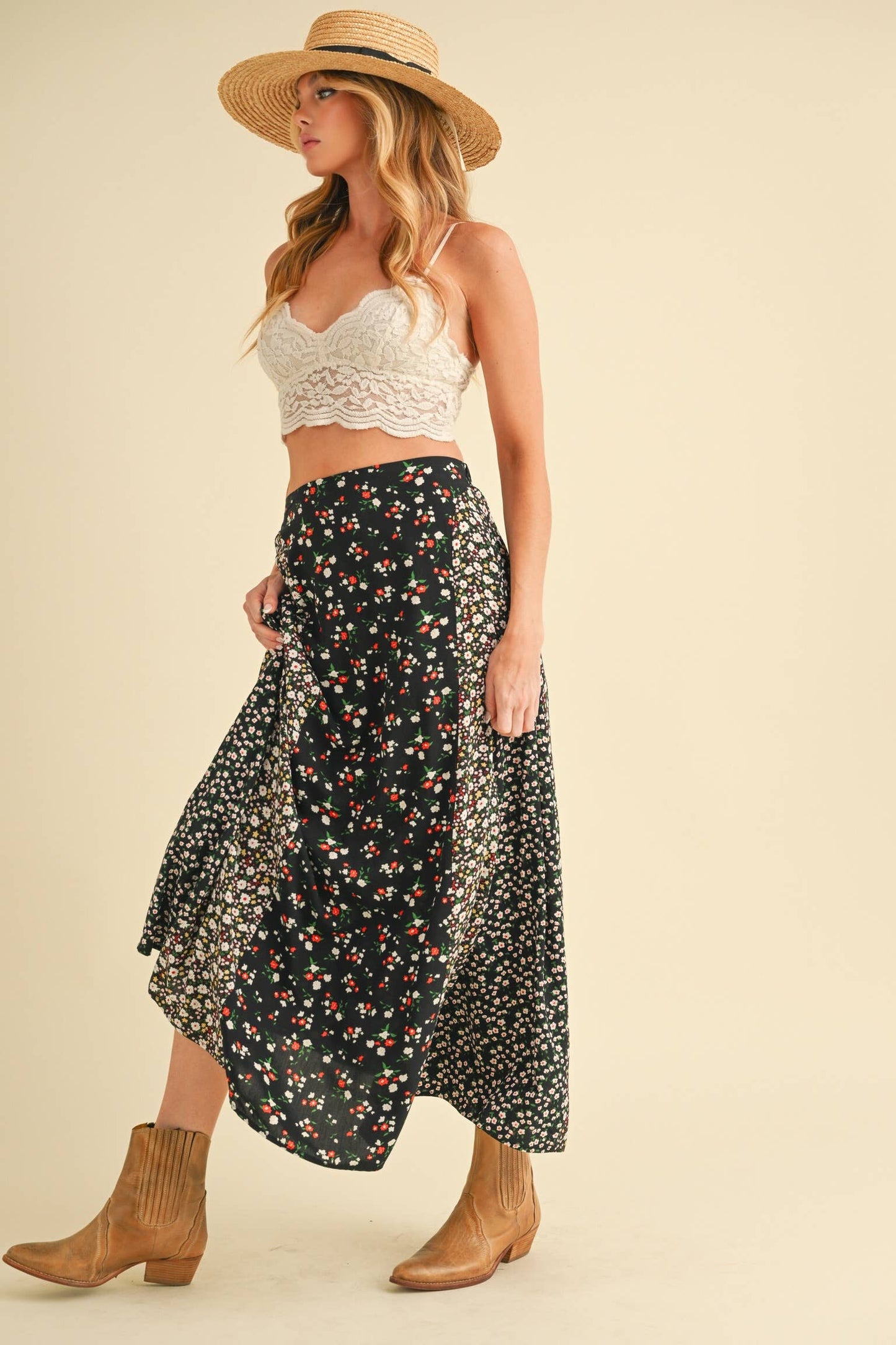 Floral Maxi Skirt