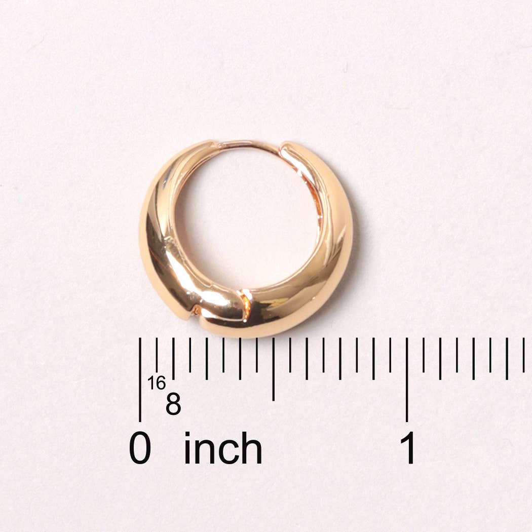 14K Silver Hoop Earrings