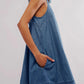 PREORDER Light Blue Denim Dress