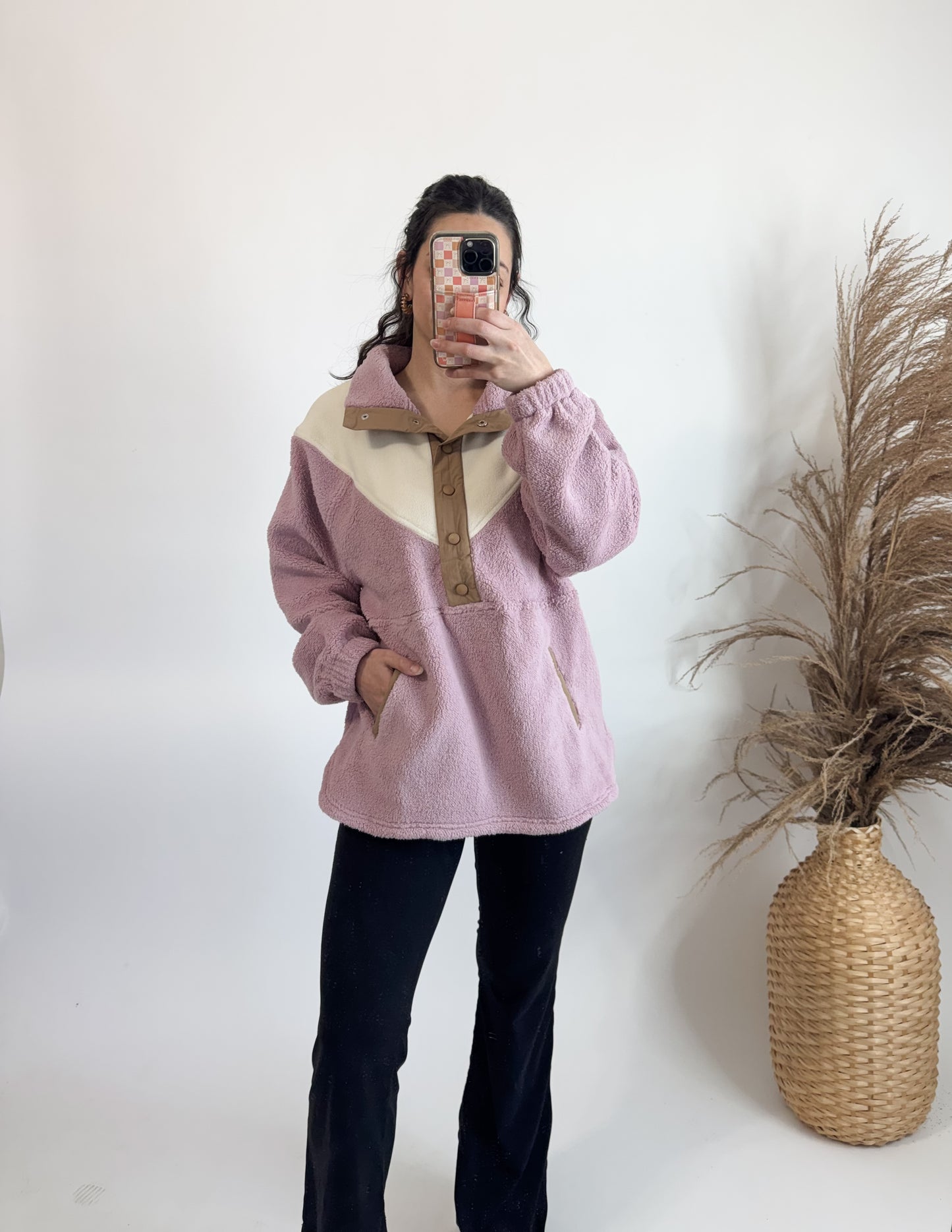 Cozy Oversized Fleece Pullover