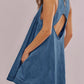 PREORDER Light Blue Denim Dress