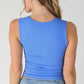 PREORDER Square Lined Tank — Marina Blue