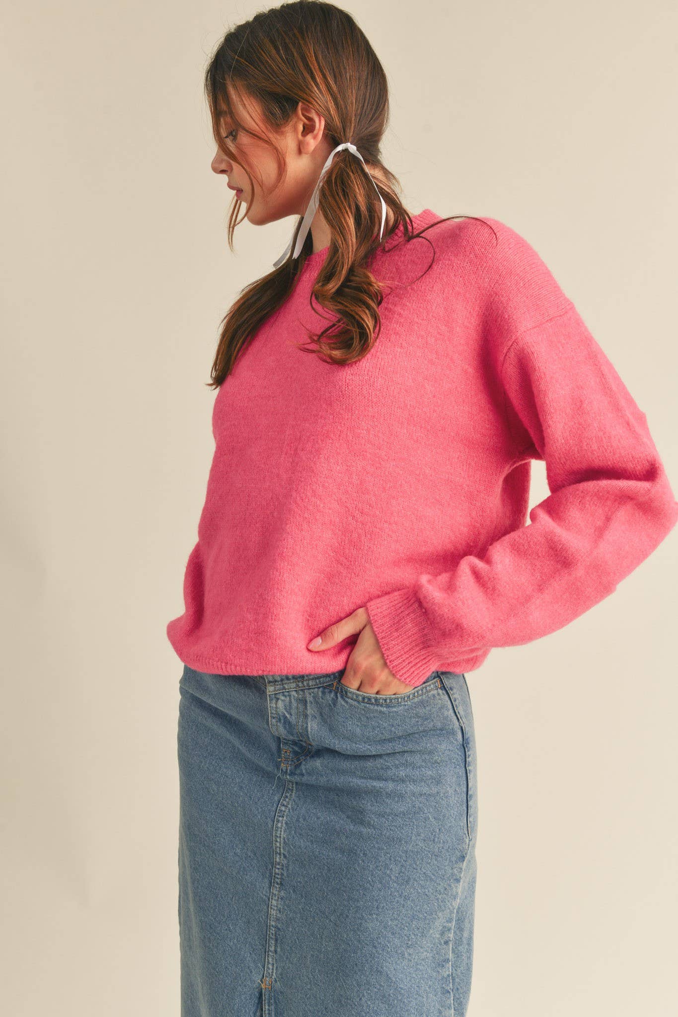 Candy Pink Sweater