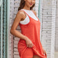 pocket cami dress — orange