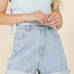 vintage vibe denim shorts