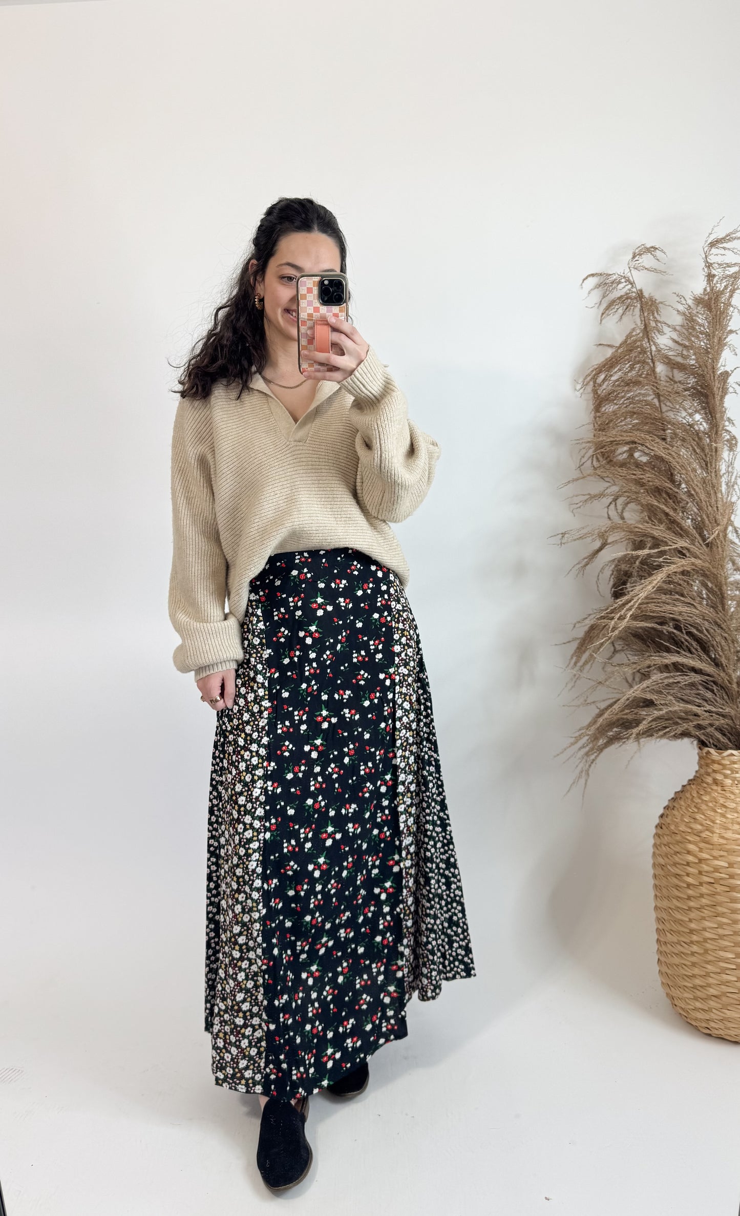 Floral Maxi Skirt