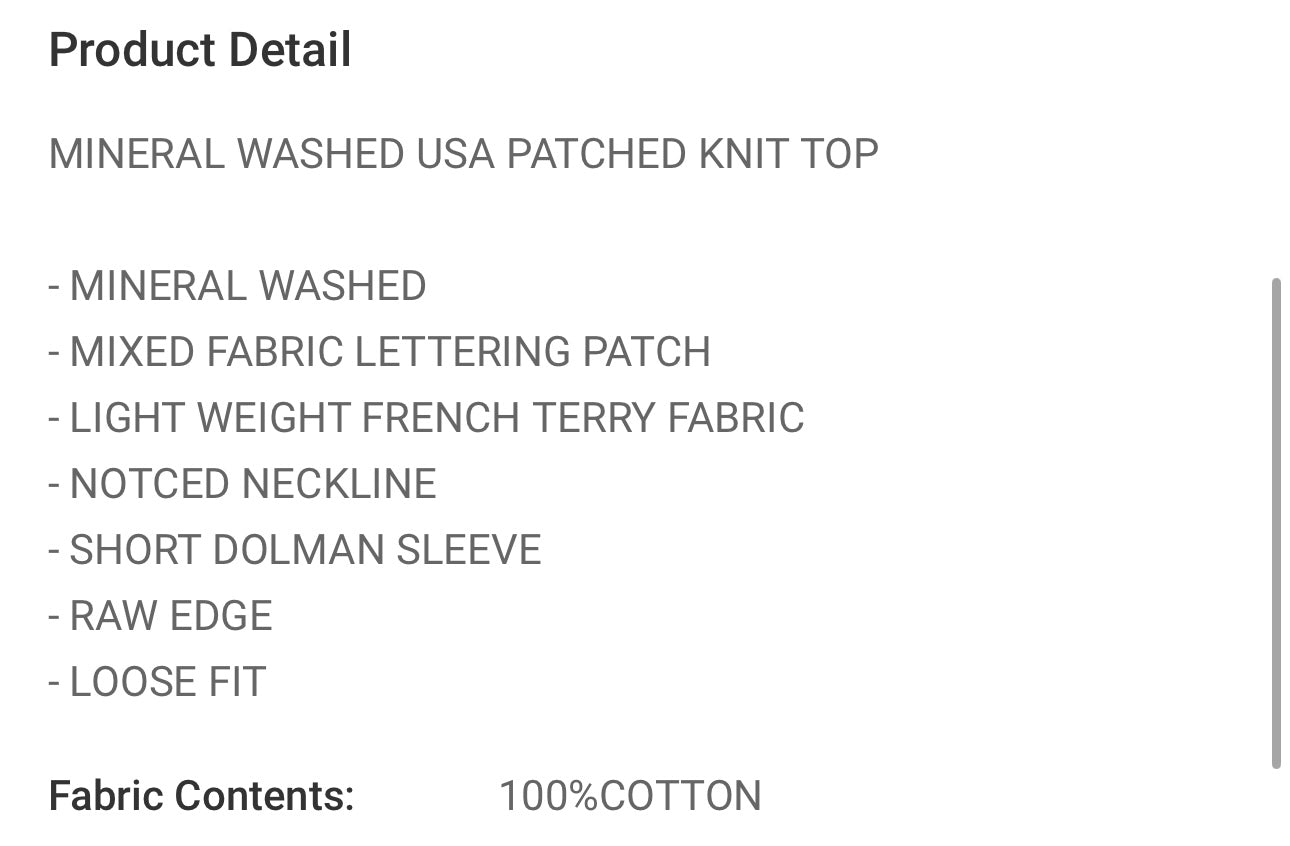 usa patch knit top