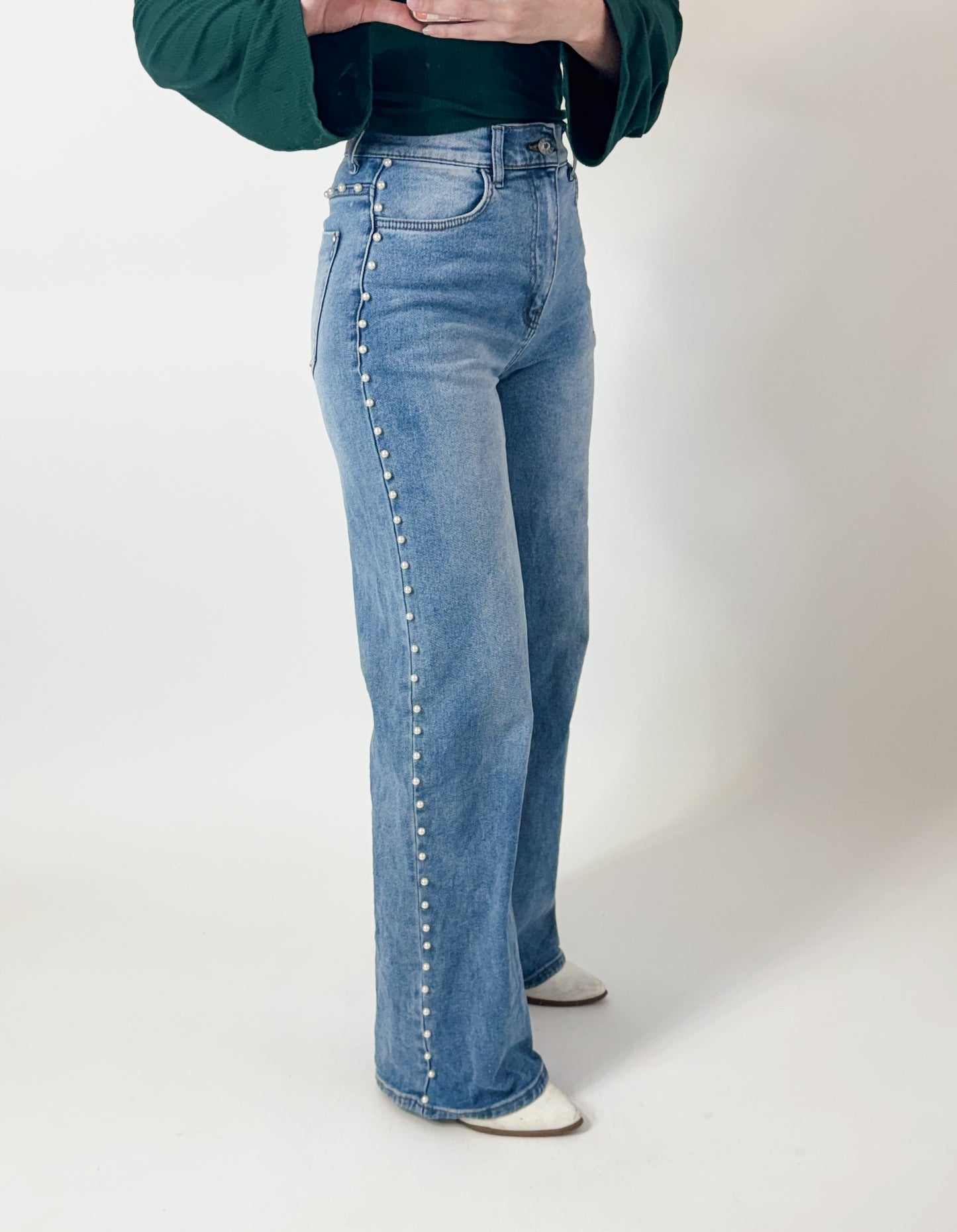Pearl Wide Leg Jeans