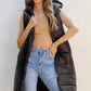 long puffer vest