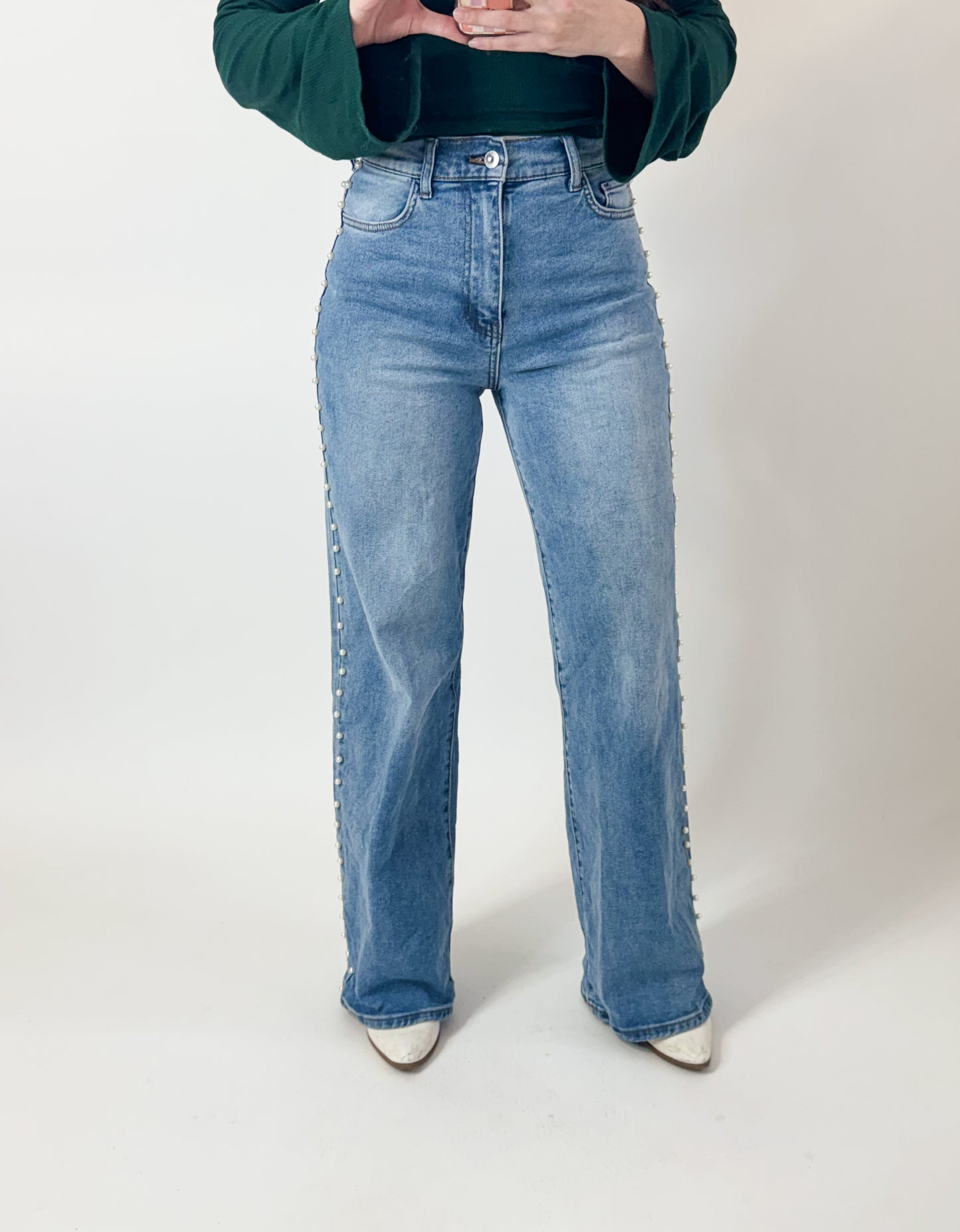 Pearl Wide Leg Jeans