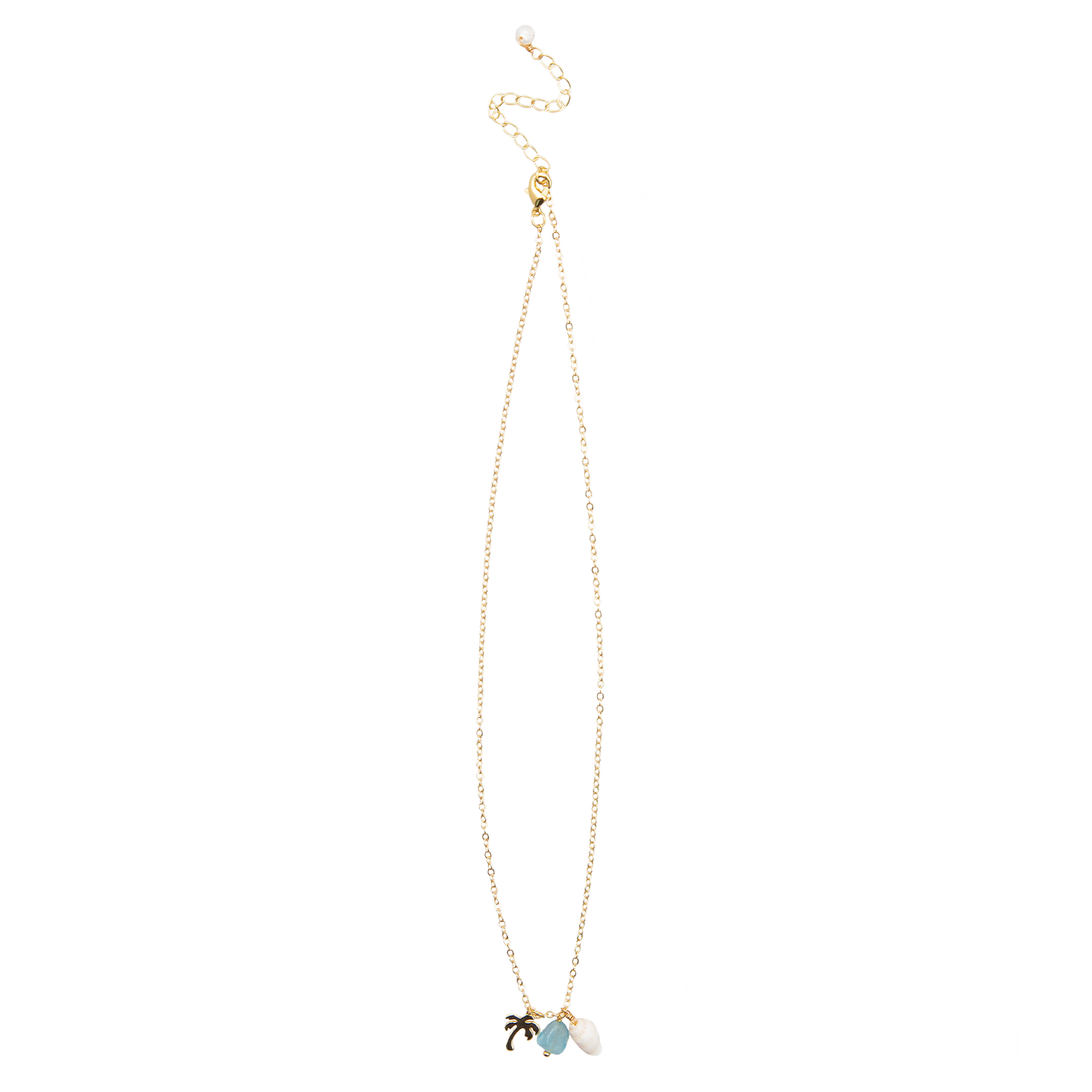 Palm Tree Gold Necklace