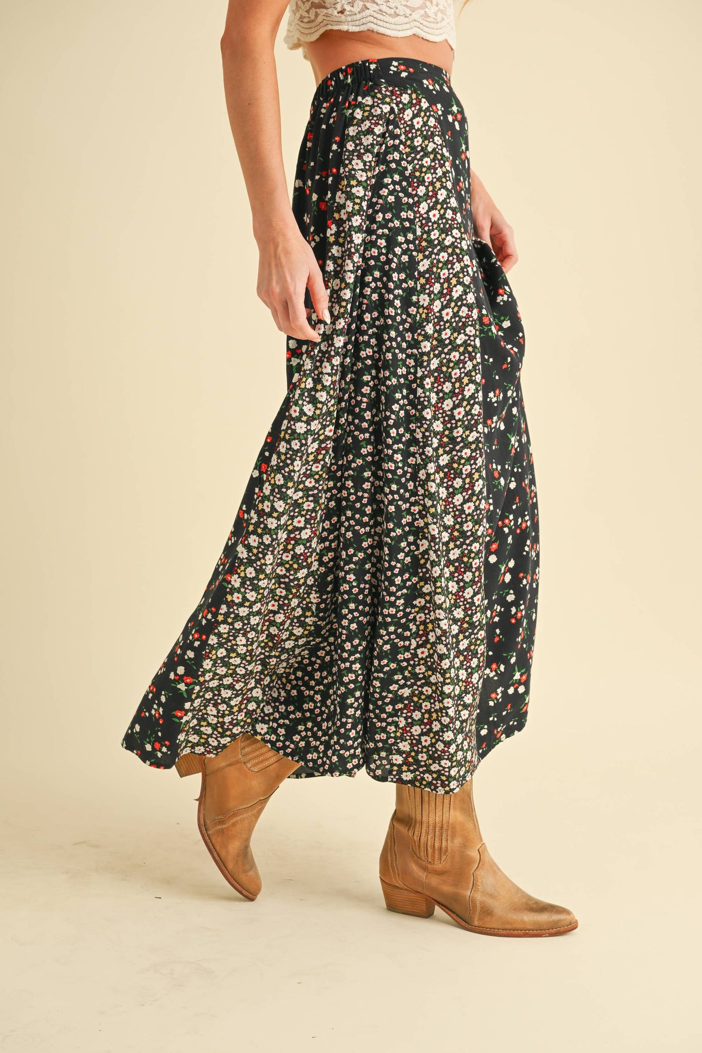 Floral Maxi Skirt