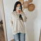 Go To Henley Hoodie — Taupe